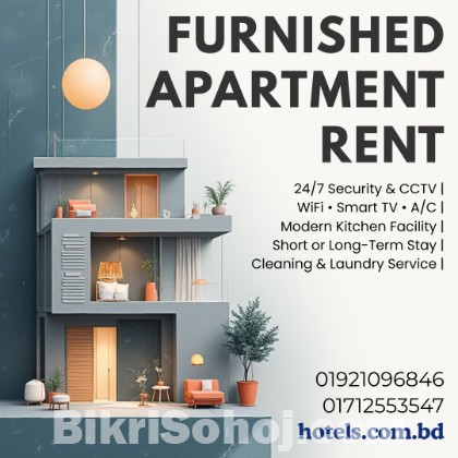 Modern Luxurious Furnished 2-Room Studio Apartment for Rent